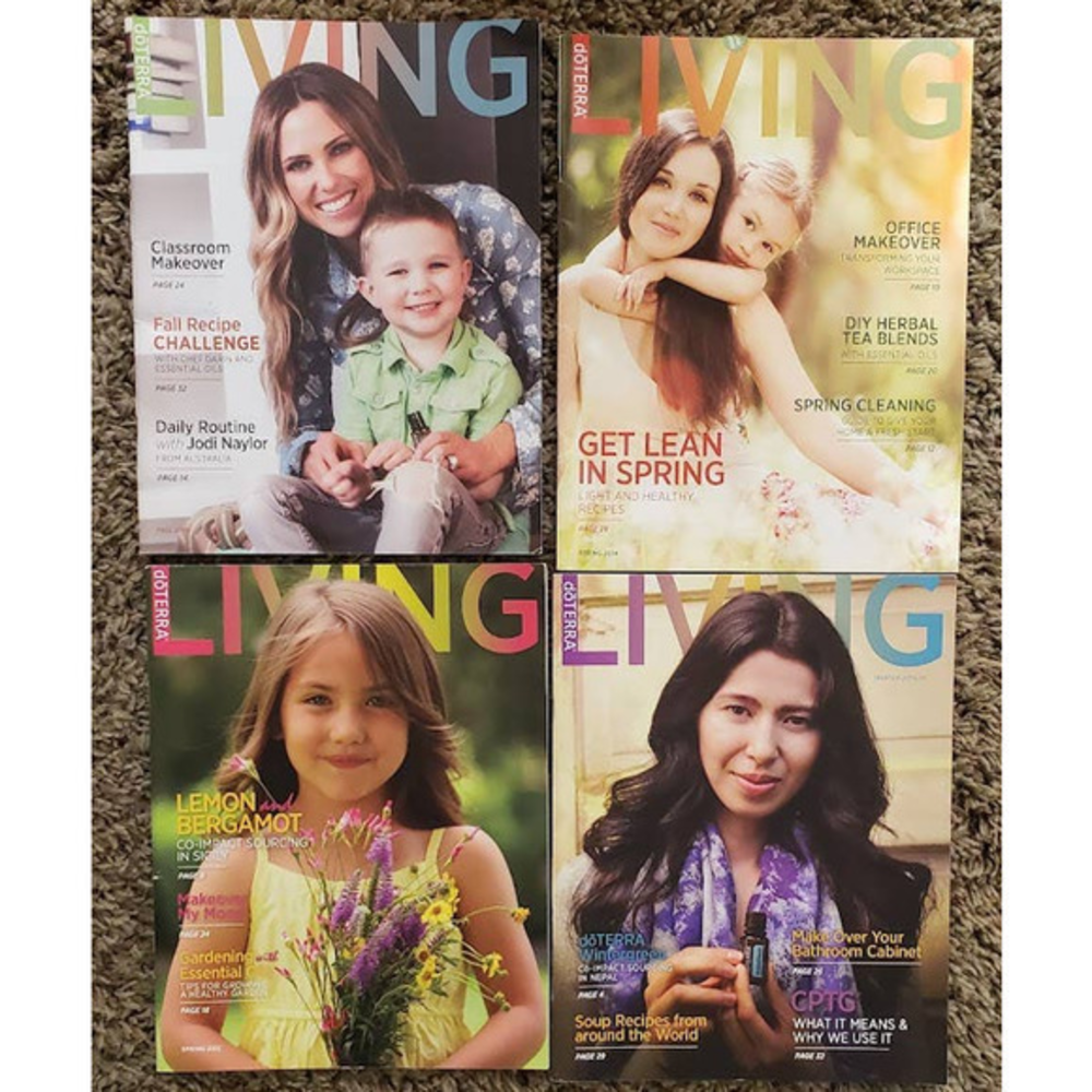 DoTerra Living Magazines Essential Oils‎ from 2014 & 2015, Healthy Lifestyle